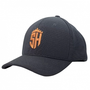 Boné StrongHold - Preto e Dourado - Fechado